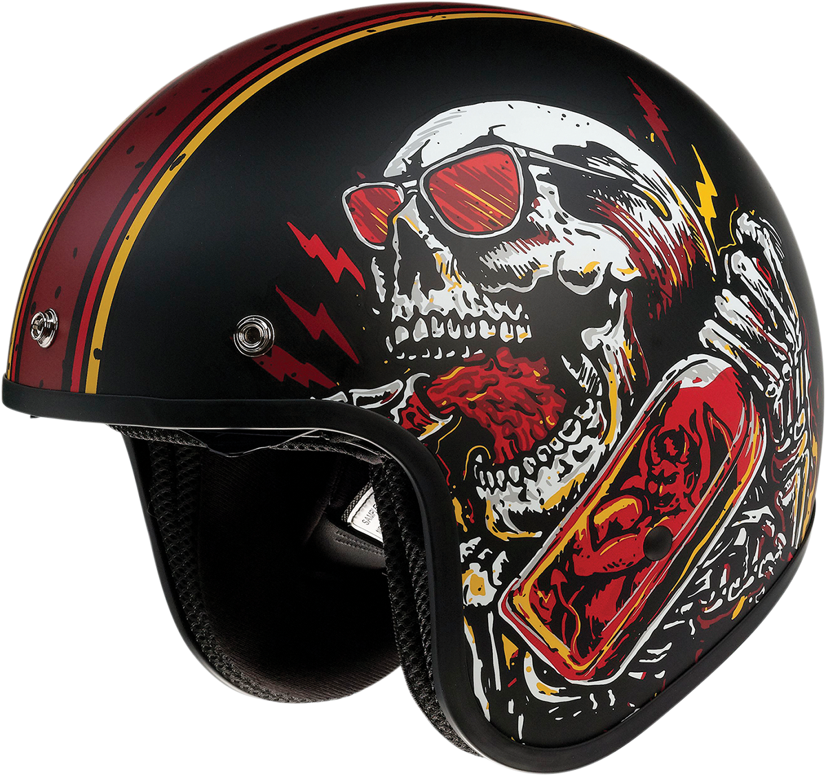 Z1R Saturn Helmet - Devil Made Me - Black/Red - Small 0104-2817