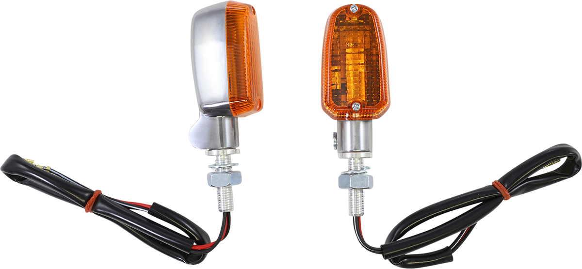 K&S TECHNOLOGIES Marker Light - Dual Filament - Aluminum/Amber 25-8301