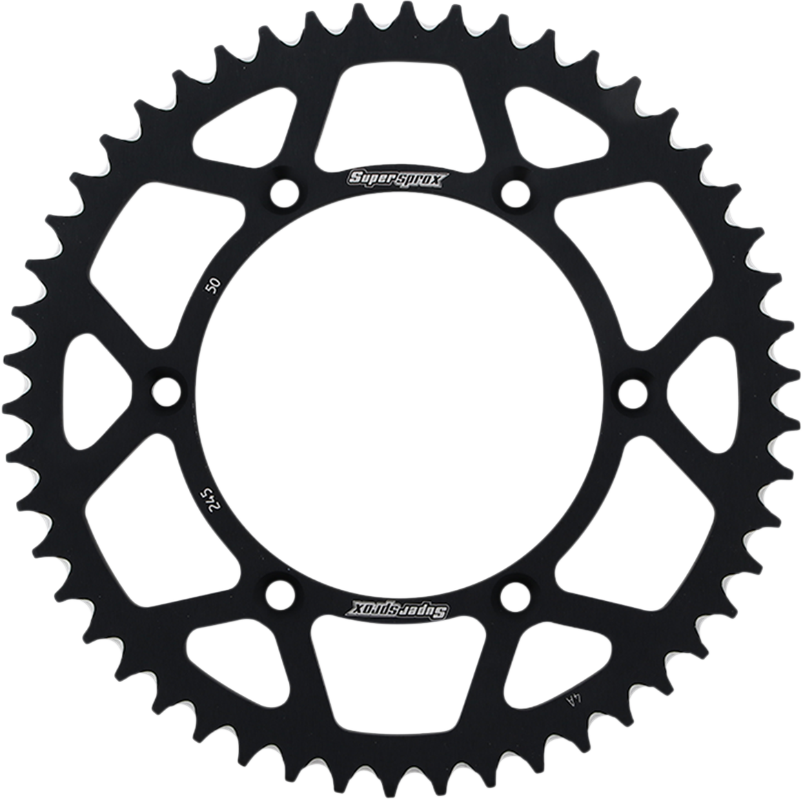 SUPERSPROX Rear Sprocket - Black - Yamaha - 50 Tooth RAL-245-50 BLK