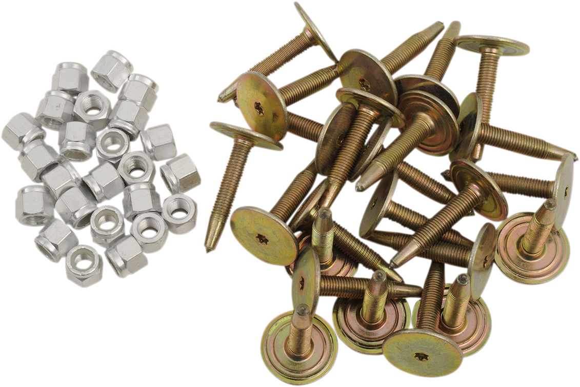 STUD BOY Studs with Locknuts - 1.500" - 24 Pack 2485-P1