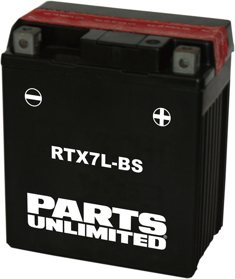 Parts Unlimited Agm Battery - Rtx7l-Bs .33 L Ctx7l-Bs