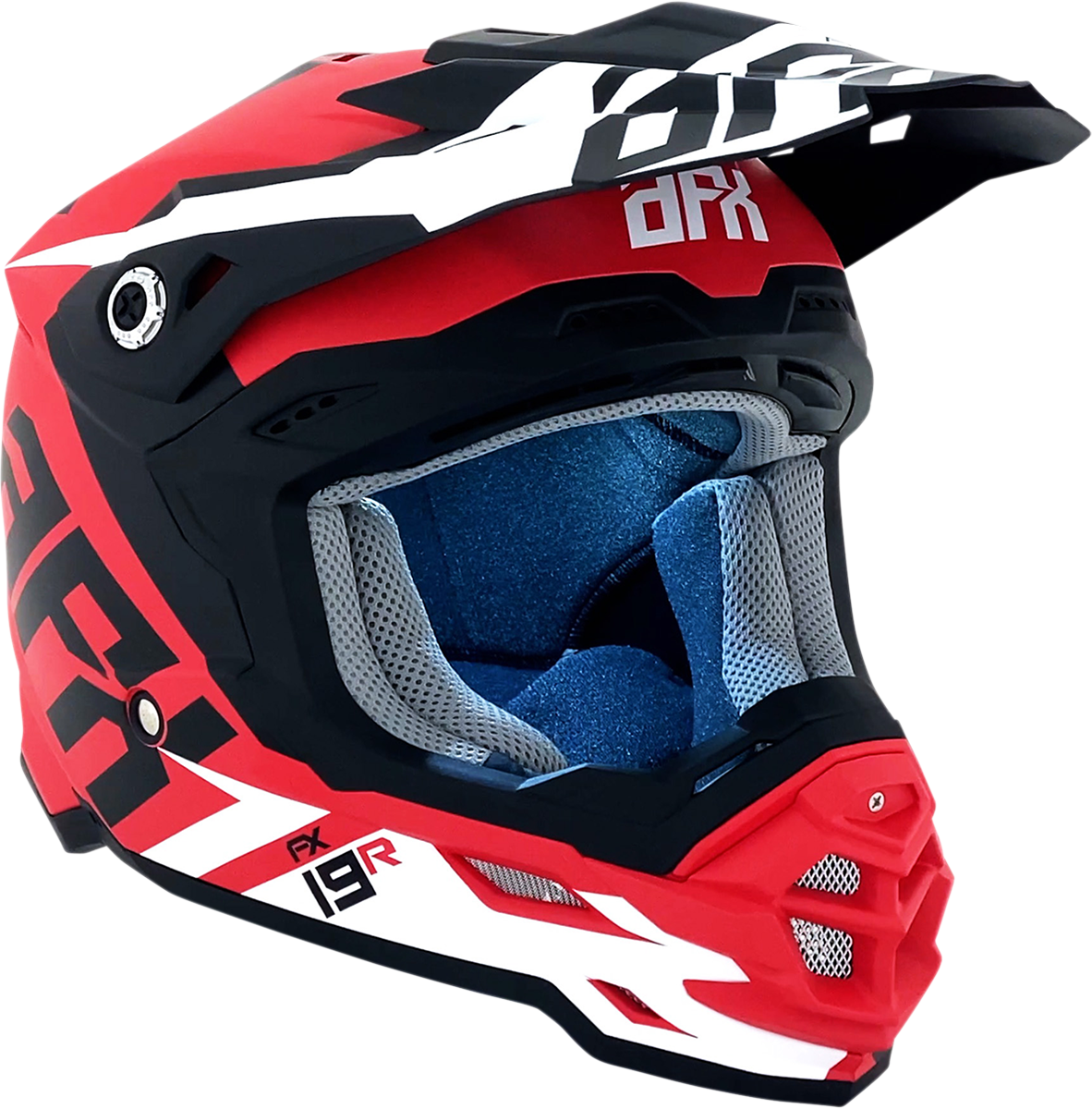 AFX FX-19R Helmet - Racing - Matte Red - Large 0110-7065