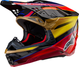 ALPINESTARS Supertech M10 Helmet - Era - MIPS® - Gloss Gold/Yellow/Rio Red - Small 8301223-5938-S