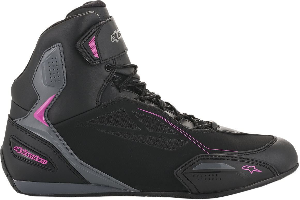 ALPINESTARS Faster-3 Drystar® Shoes - Black/Gray/Pink - US 6 25409191139-6