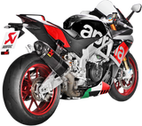 AKRAPOVIC Evolution Exhaust - Titanium/Carbon Fiber RSV4 RR / RF / Tuono V4 1100 RR / Factory 2015-2020	 S-A10E8-RC 1810-2298