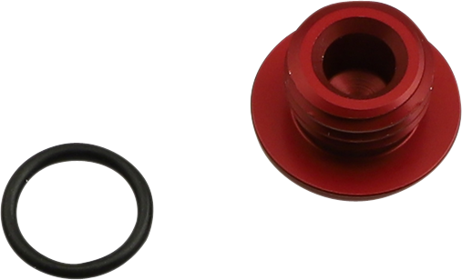 WORKS CONNECTION Aluminum Oil Filler Plug - Red 24-001