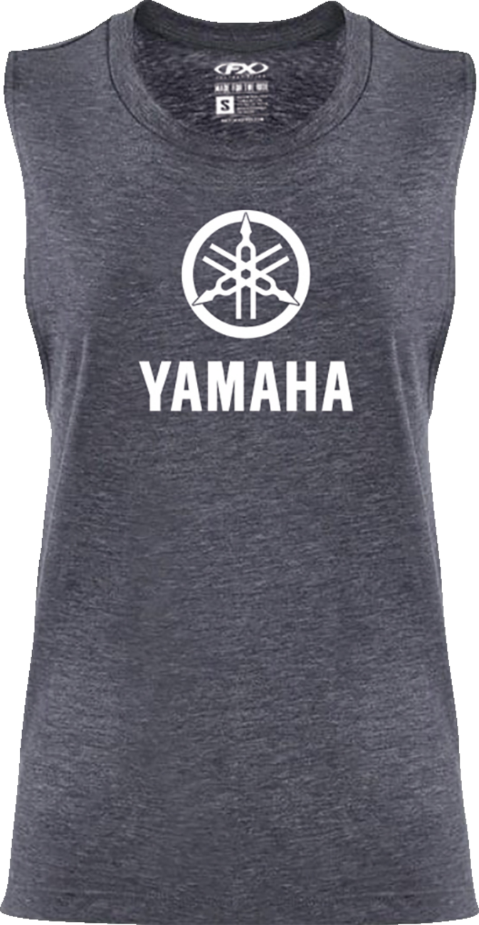 FACTORY EFFEX Women's Yamaha Idol Muscle Tank Top - Heather Navy - Medium 27-87252