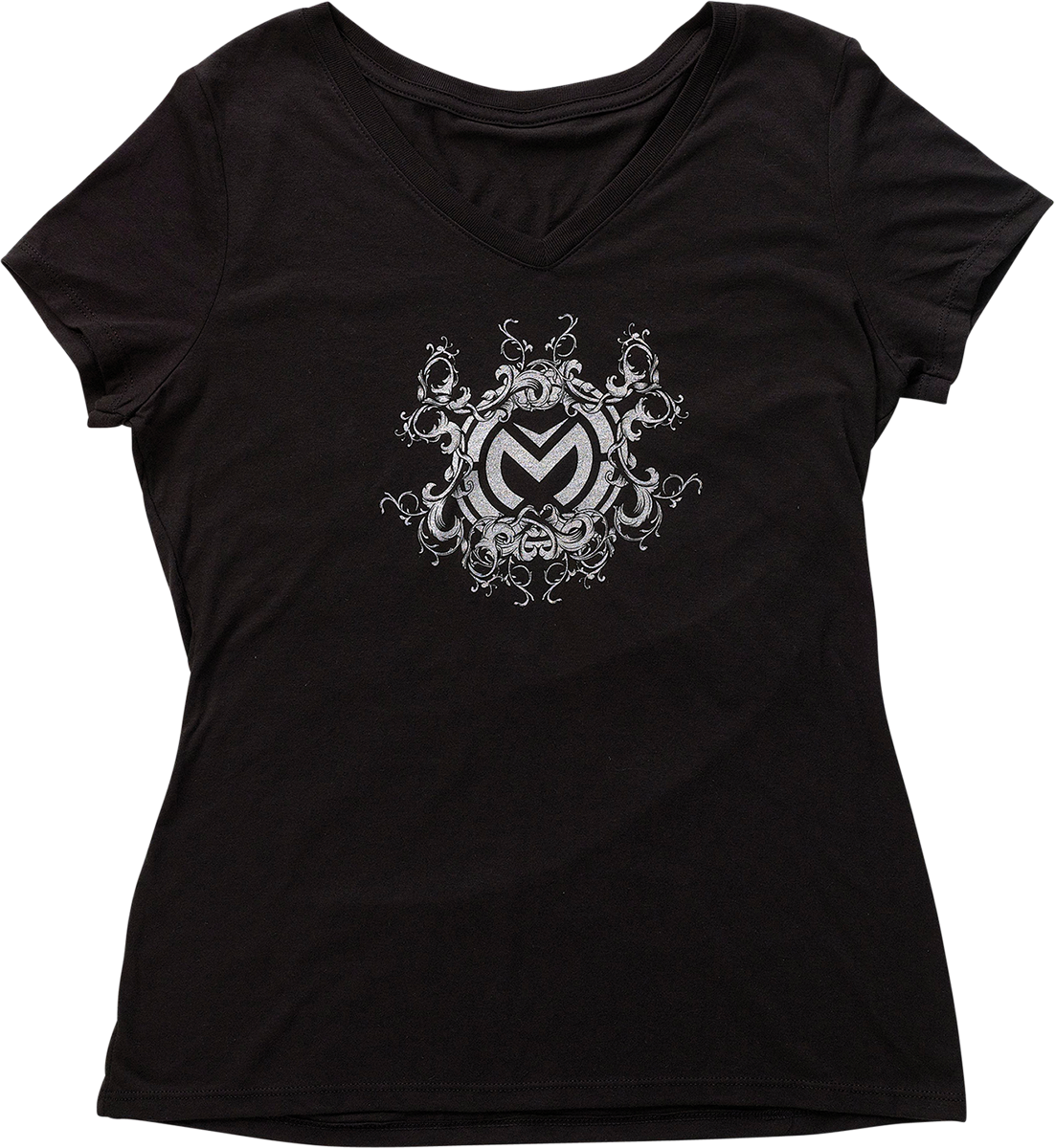 MOOSE RACING Women's Filigree T-Shirt - Black - Medium 3031-4025