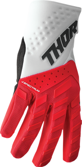 THOR Spectrum Gloves - Red/White - Large 3330-6840