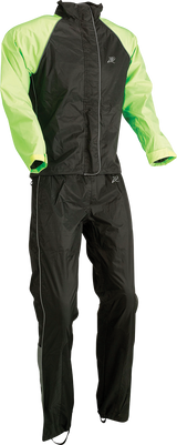 Z1R Women's 2-Piece Rainsuit - Black/Hi-Vis - Small 2853-0040