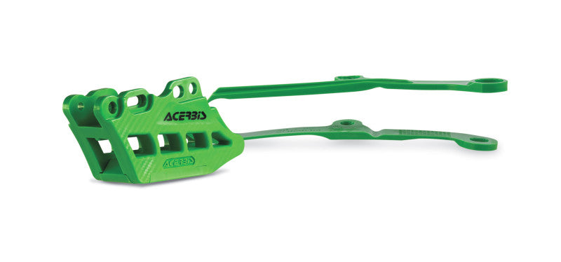 Acerbis 09-16 Kawasaki KX250F/ KX450F Chain Guide/Slider Kit 2.0 - Green 2449450006