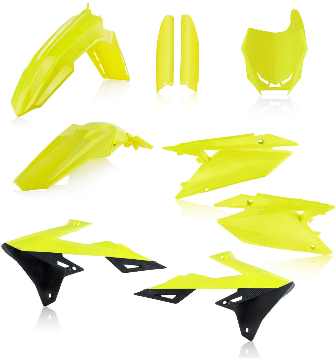 ACERBIS Full Plastic Kit Fluorescent Yellow 2686554310