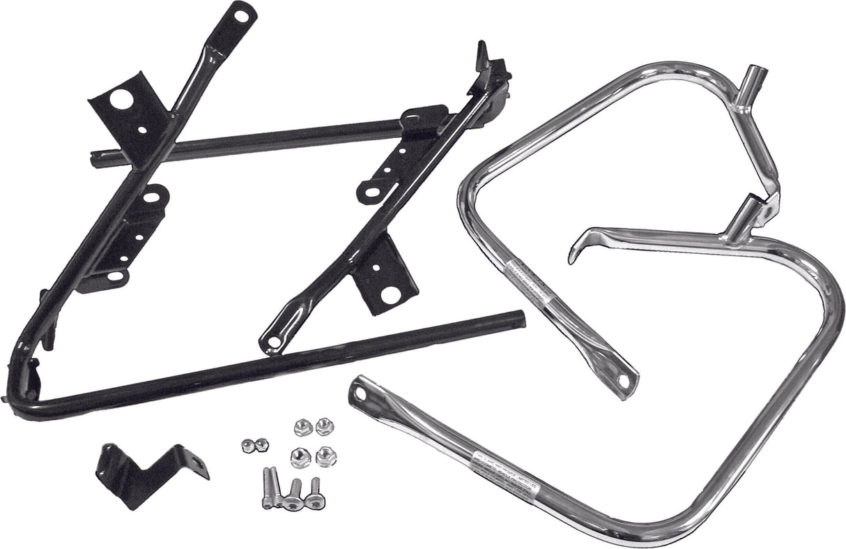 HARDDRIVE Chrome Rr Saddlebag Guard Kit Flhx/Fltr 09-13 302680