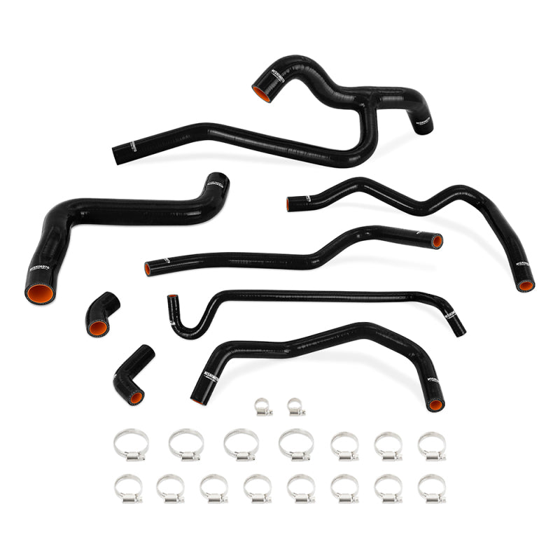 Mishimoto 05-10 Mustang V6 Silicone Radiator & Heater Hose Kit - Black MMHOSE-MUS40-05BK