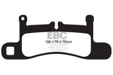 EBC 12-15 Porsche 911 (991) (Cast Iron Rotor only) 3.4 Carrera Redstuff Rear Brake Pads DP32098C