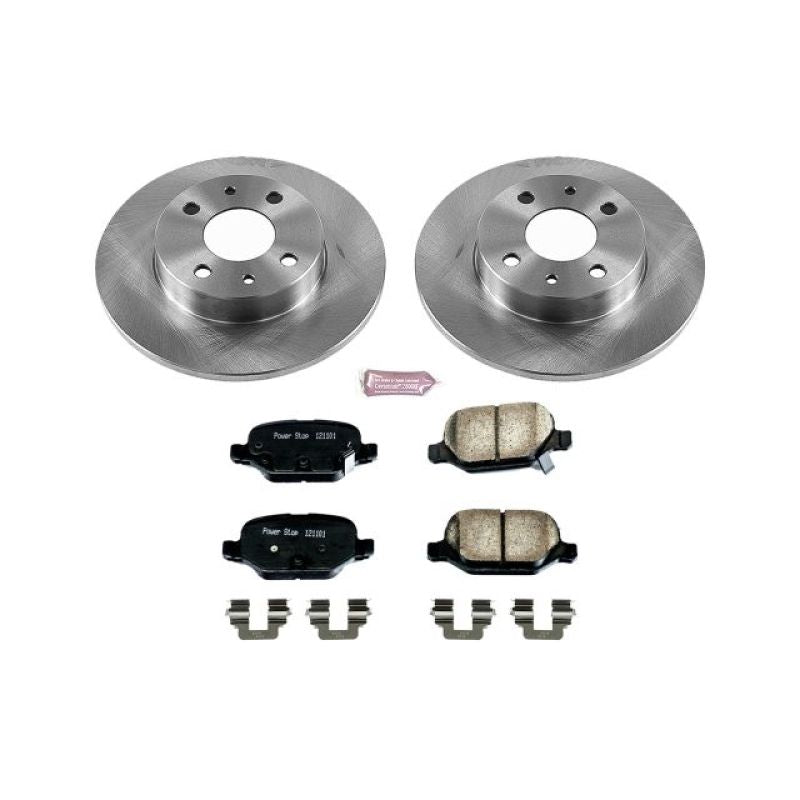 Power Stop 12-18 Fiat 500 Rear Autospecialty Brake Kit