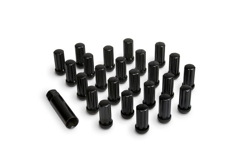 ICON Alloys Lug Nut Kit Black - 14x1.5 - 24 Lug Nuts w/ Key 89141524B