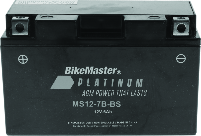 BikeMaster AGM Battery - MS12-7B-BS 780739