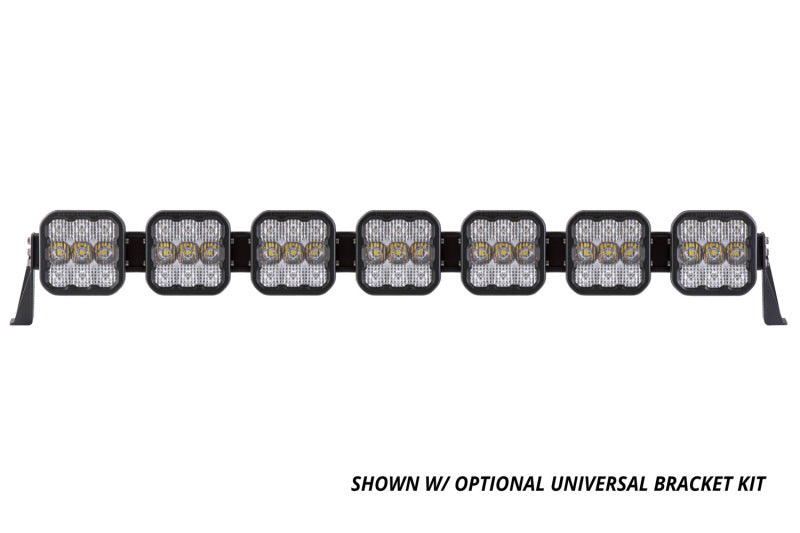 Diode Dynamics SS5 Sport Universal CrossLink 7-Pod Lightbar - Yellow Driving