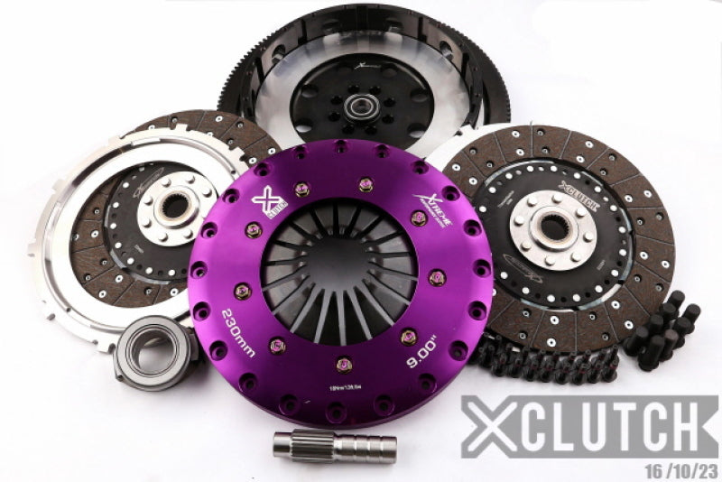 XClutch 17-21 Honda Civic Type R 2.0L 9in Twin Solid Organic Clutch Kit XKHN23537-2G