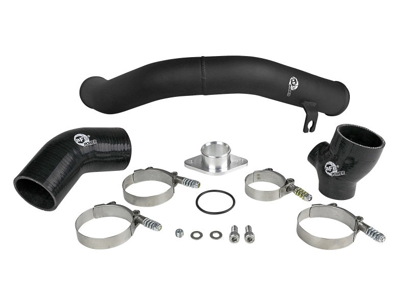 aFe BladeRunner 2.5in Aluminium Hot Side Charge Pipe 15-20 Subaru WRX 2.0T - Black 46-20378-B