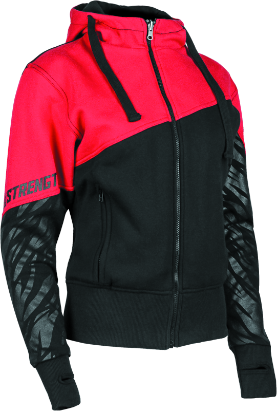 Speed and Strength Cat Outa Hell Hoody Red/Black Womens - XL 884452