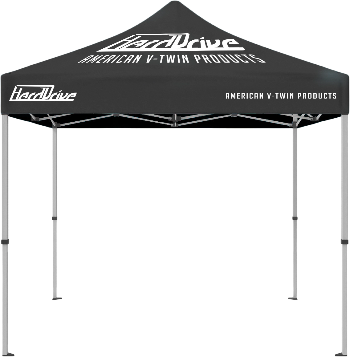 HARDDRIVE Harddrive Canopy 10x10 Tent Black W/ White Logo HYG-009-HD