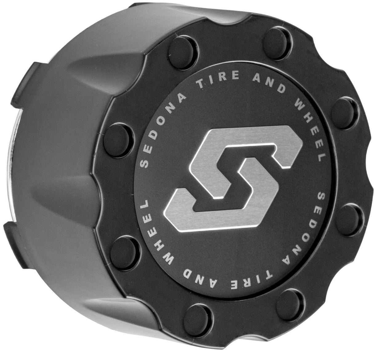 SEDONA Spyder Wheel Replacement Cap Black CP-A8-110BS