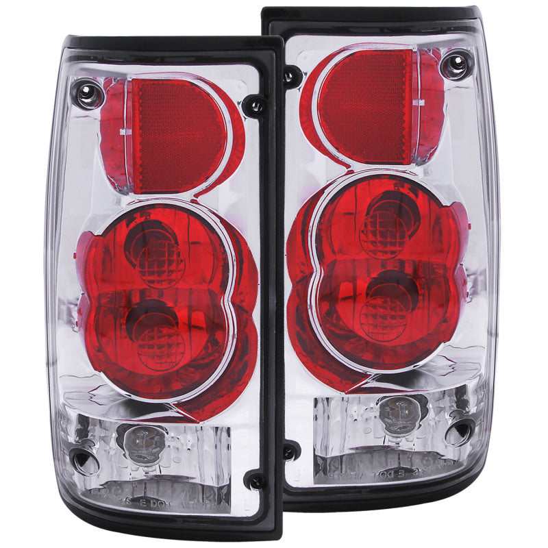 ANZO 1989-1995 Toyota Pickup Taillights Chrome 211130