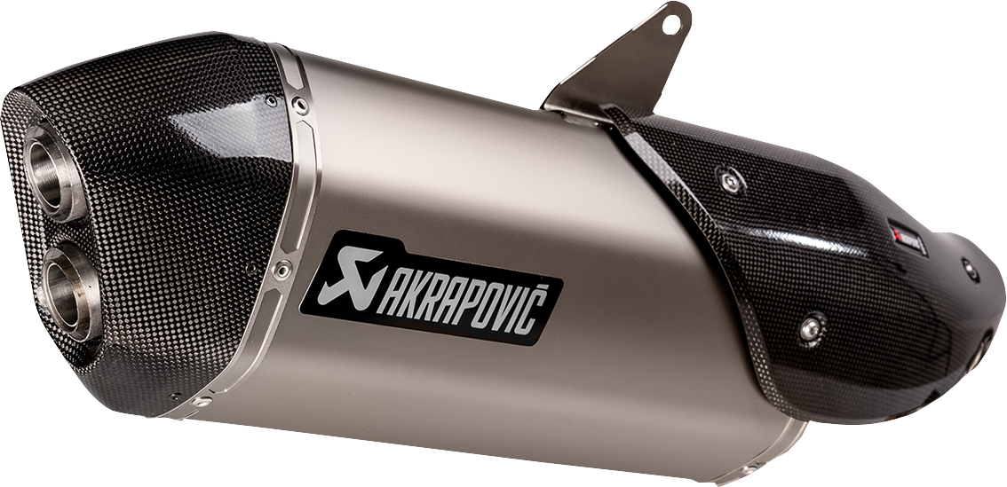 AKRAPOVIC Slip-On Line Muffler - Titanium Pan America 1250 2021-2024 S-HD12SO1-HAFT 1801-1497