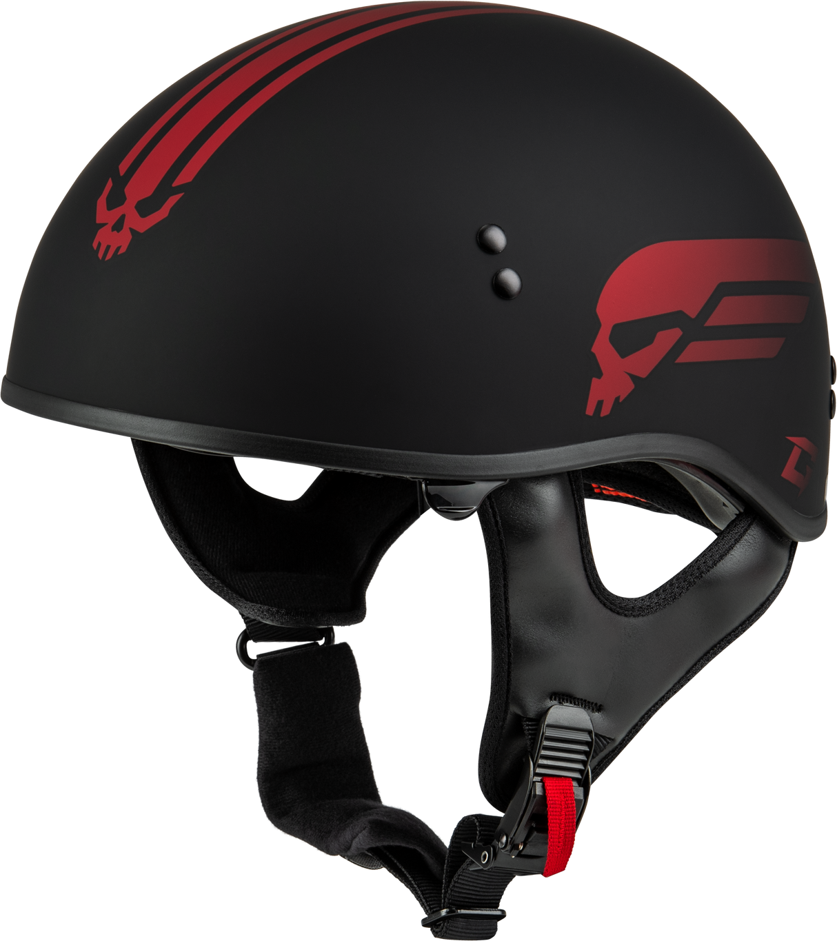 GMAX Hh-65 Retribution Helmet Matte Black/Red 3x H16511329