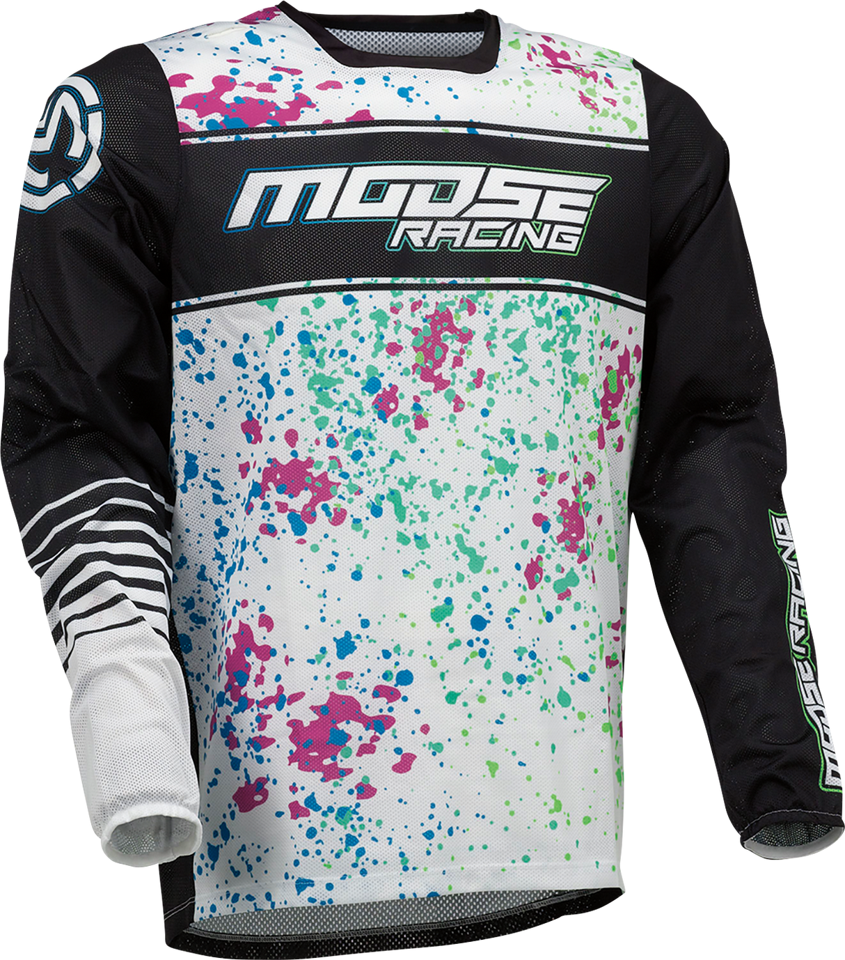 MOOSE RACING Sahara Jersey - Black/White - Large 2910-7440