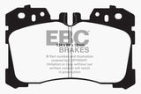 EBC 07+ Lexus LS460 4.6 Redstuff Front Brake Pads DP31811C