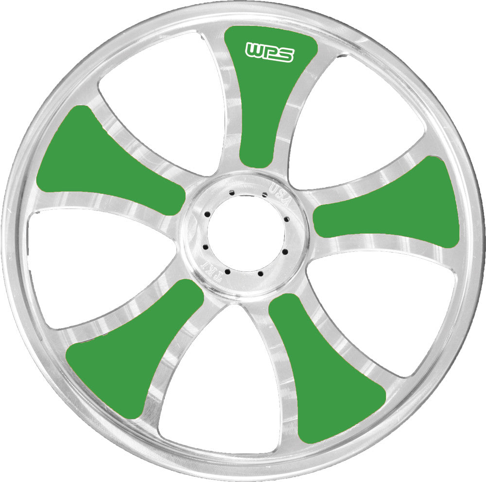 TKI Limited Billet Wheel Inserts Green 10" 10/Pk TKI-GI10