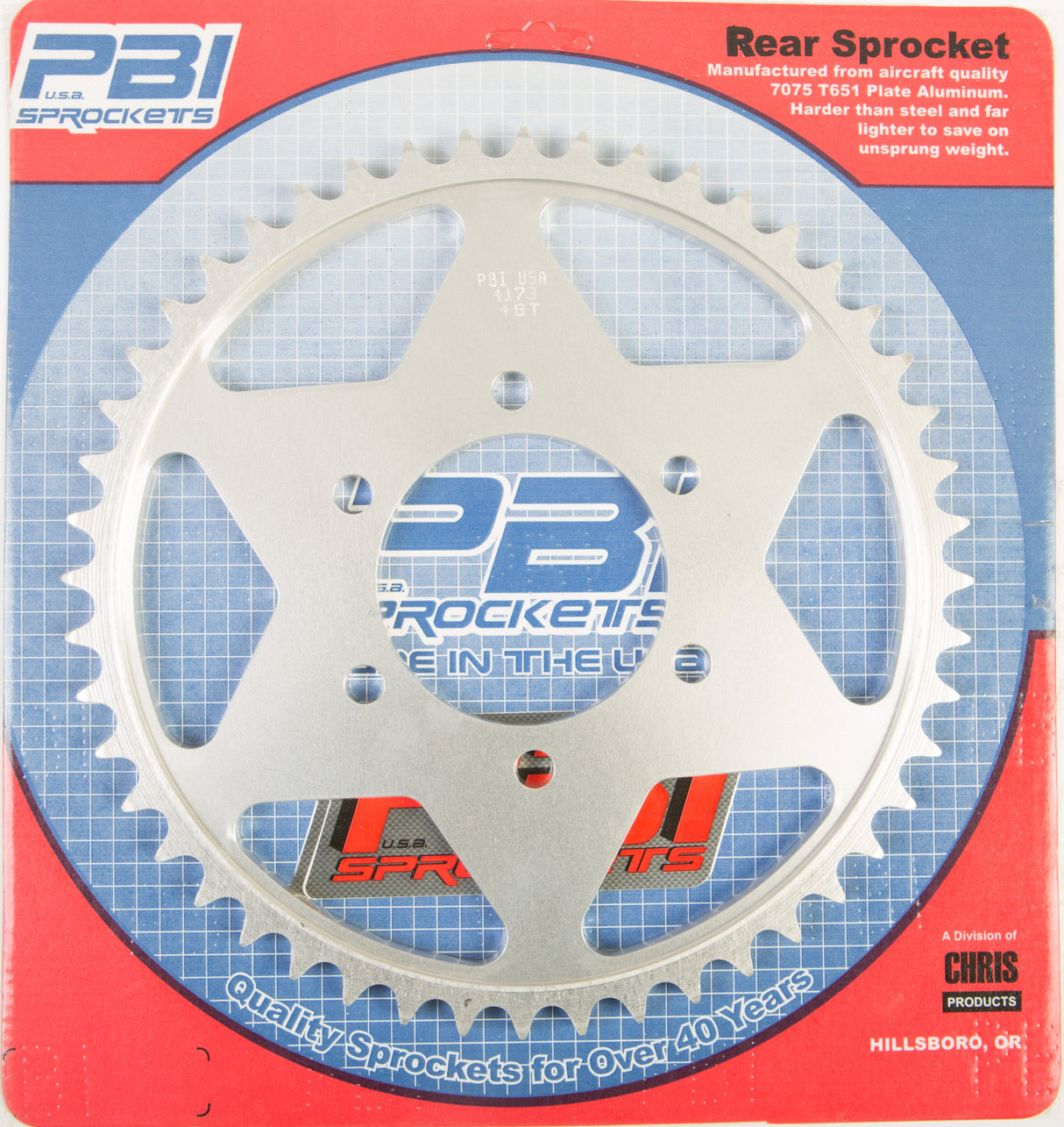 PBIRear Sprocket Aluminum 48t-530 Kaw4173-48-5