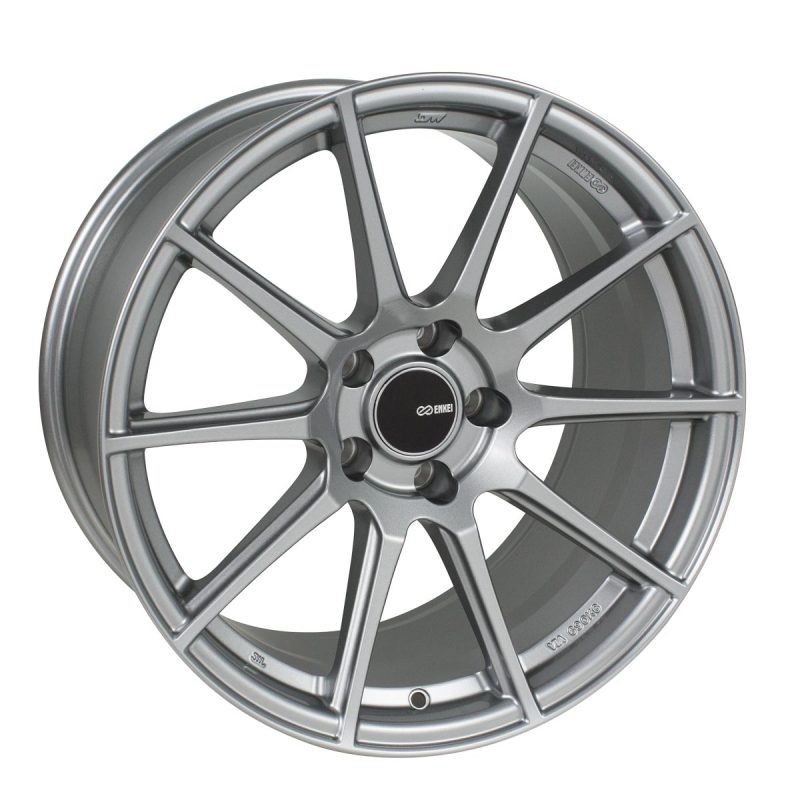 Enkei TS10 17x8 4x100 40mm Offset 72.6mm Bore Grey Wheel 499-780-4940GR