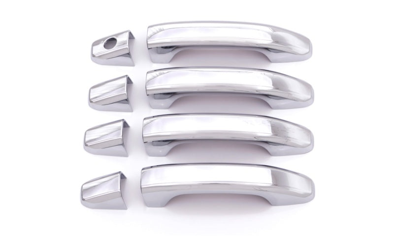 AVS 14-18 Chevy Silverado 1500 Door Handle Covers (4 Door) 8pc Set - Chrome 685413