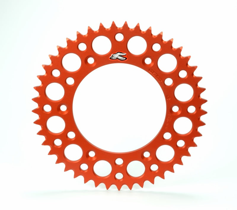 Renthal 11-23 KTM 65 SX Rear Grooved Sprocket- Orange 420-47P Teeth 192U-420-47GPOR