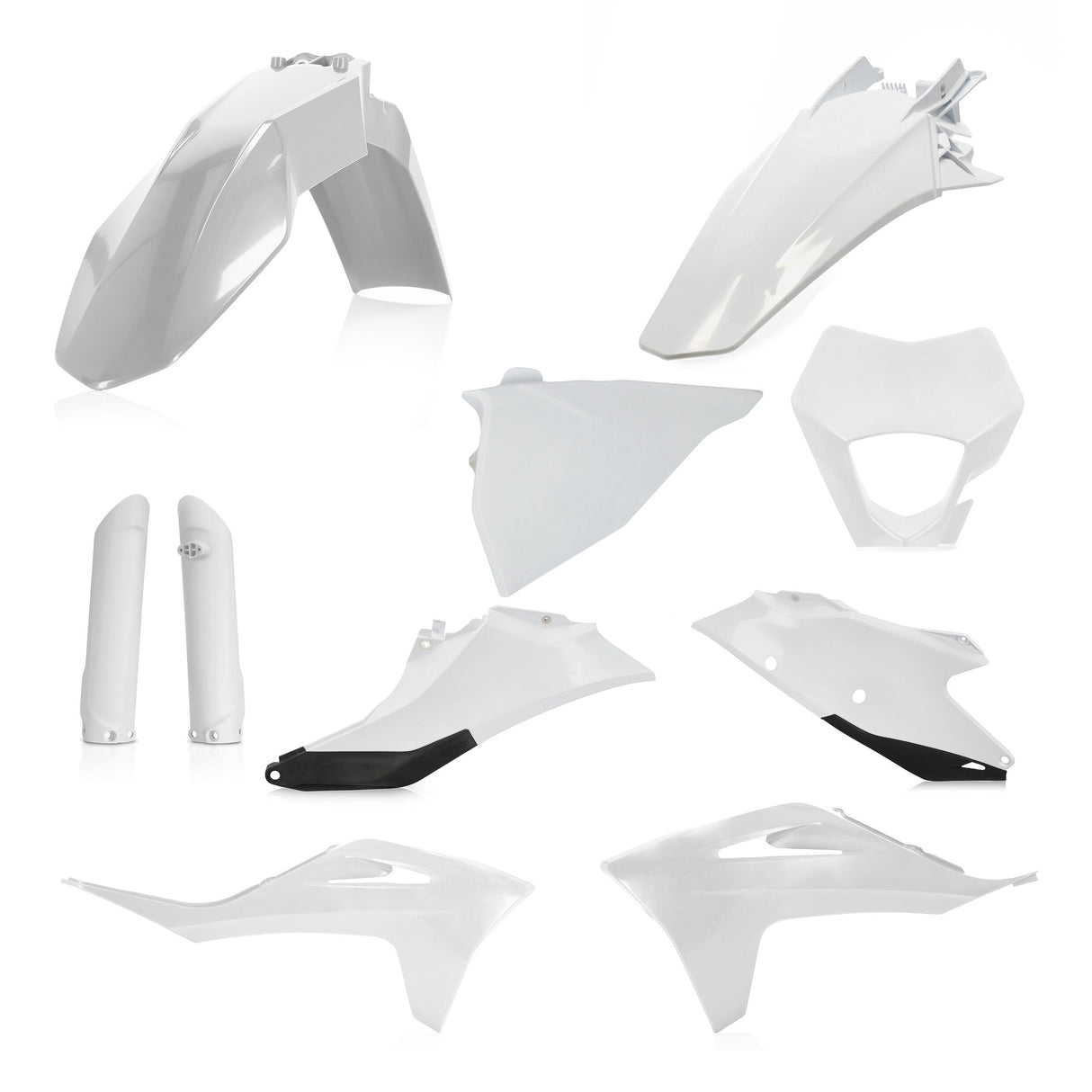 ACERBIS Full Plastic Kit Gas White/Black 2872811035