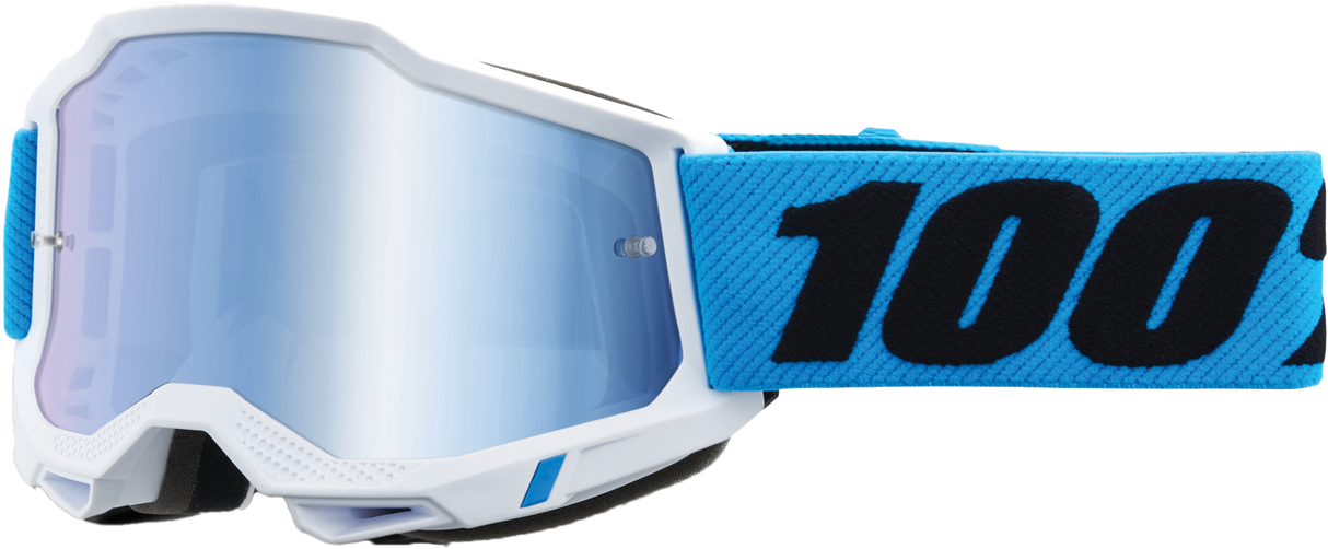 100% Accuri 2 Junior Goggle Novel Mirror Blue Lens 50025-00009