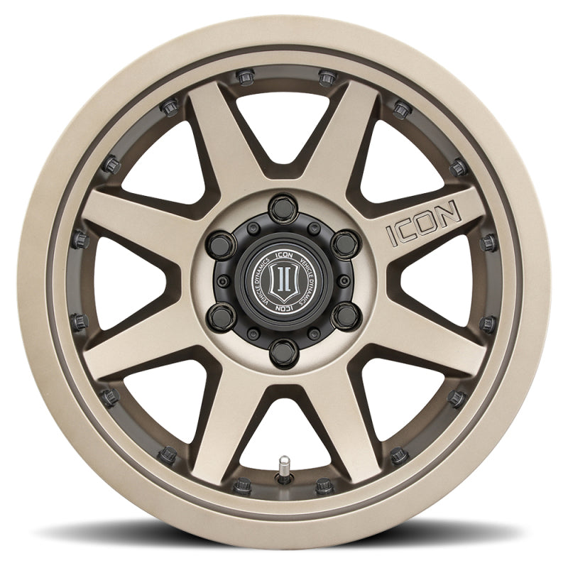 ICON Rebound Pro 17x8.5 5x150 25mm Offset 5.75in BS 110.1mm Bore Bronze Wheel 21817855557BR