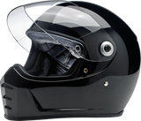 BILTWELL Lane Splitter Helmet - Gloss Black - Medium 1004-101-103