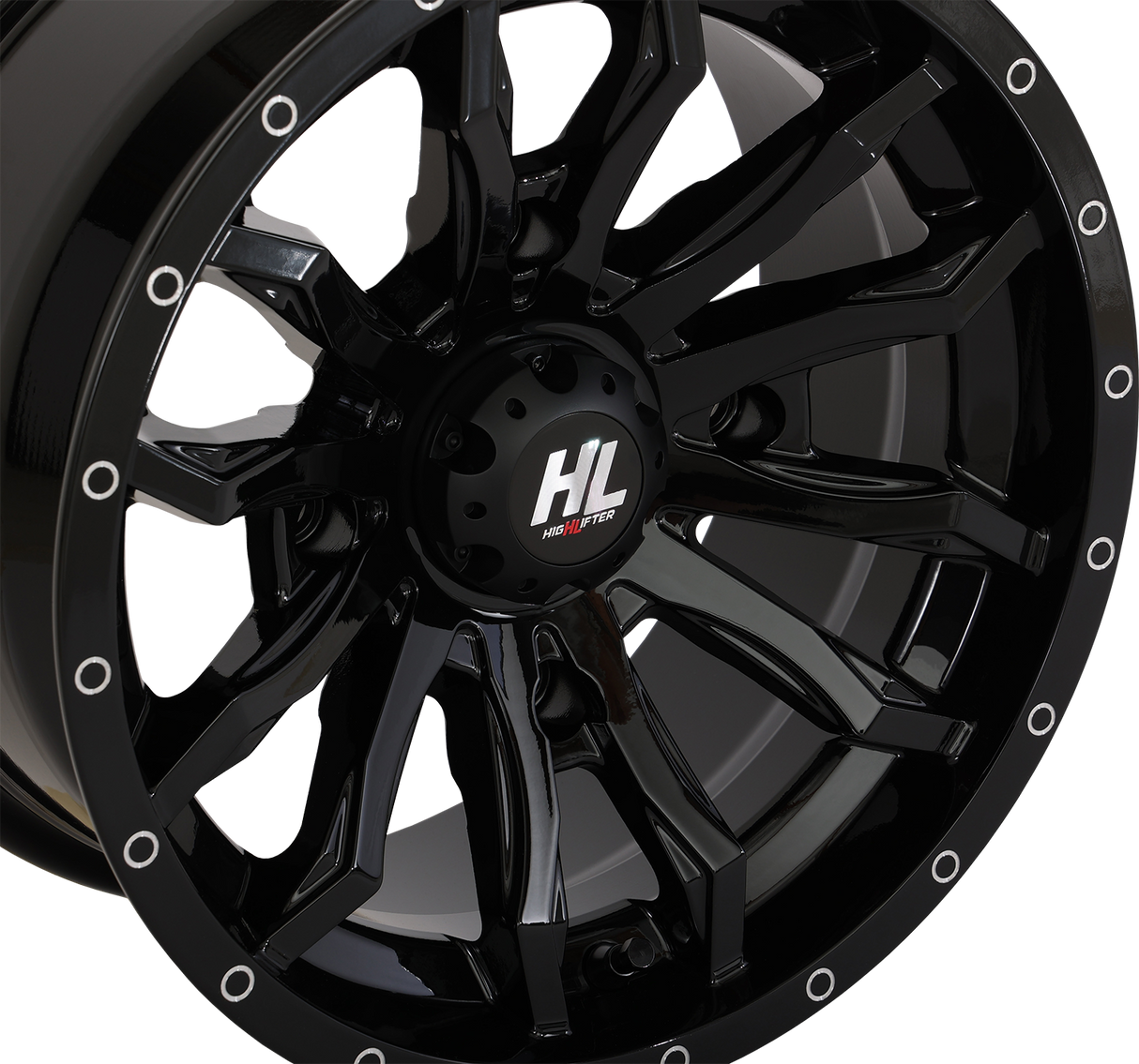 HIGH LIFTER Wheel - HL21 - Front/Rear - Gloss Black - 14x7 - 4/156 - 4+3 (+10 mm) 14HL21-1256