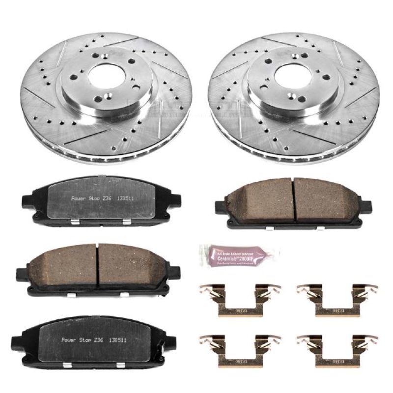 Power Stop 03-06 Acura MDX Front Z36 Truck & Tow Brake Kit