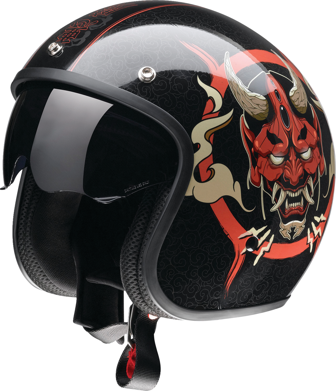 Z1R Saturn Helmet - Devilish - Gloss Black/Red - Small 0104-2877