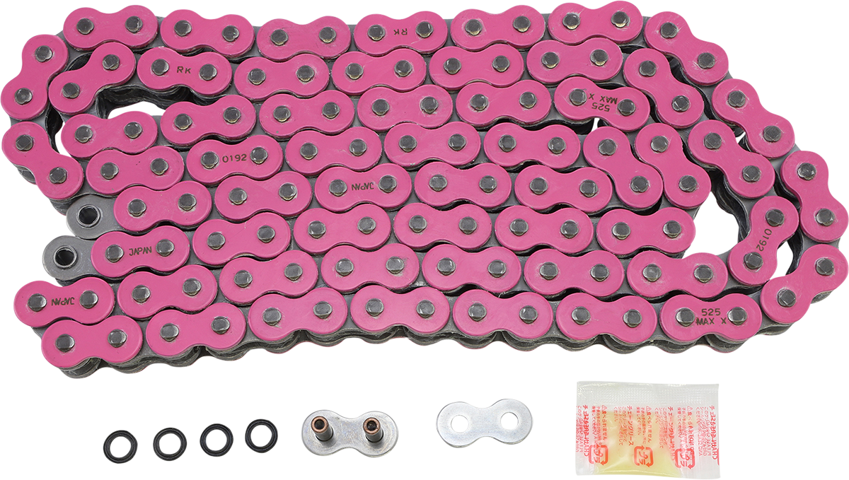 RK 525 Max X - Chain - 120 Links - Pink 525MAXX-120-PP