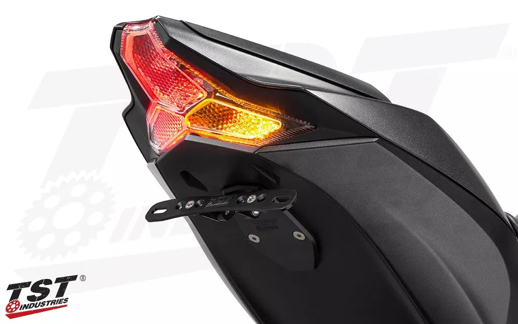 TST Clear  Programmable and Sequential LED Integrated Tail Light for Kawasaki Ninja ZX-6R 2019- 2025 10361=1