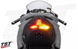 TST Clear  Programmable and Sequential LED Integrated Tail Light for Kawasaki Ninja ZX-6R 2019- 2025 10361=1