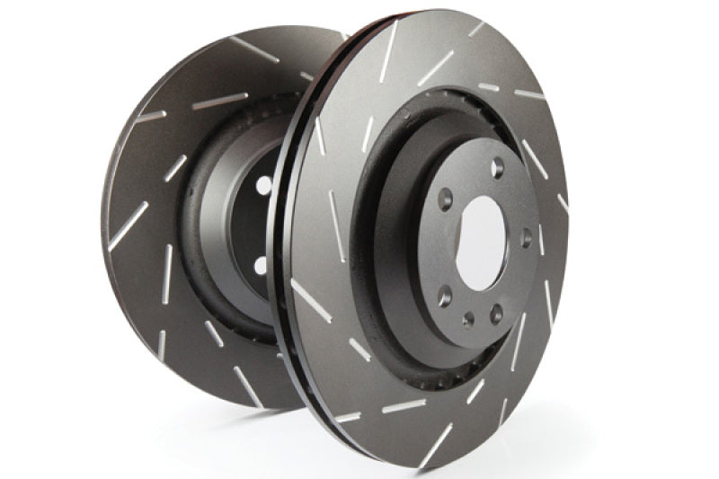 EBC 2015+ Ford Mustang (6th Gen) 2.3L Turbo (Performance Package) USR Slotted Front Rotors USR7694