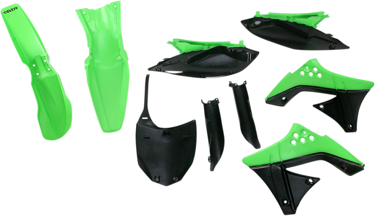 ACERBIS Full Replacement Body Kit - OEM Green/Black 2198050438